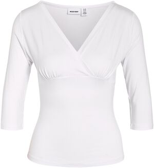 NMJUNE 3/4 V-NECK TOP