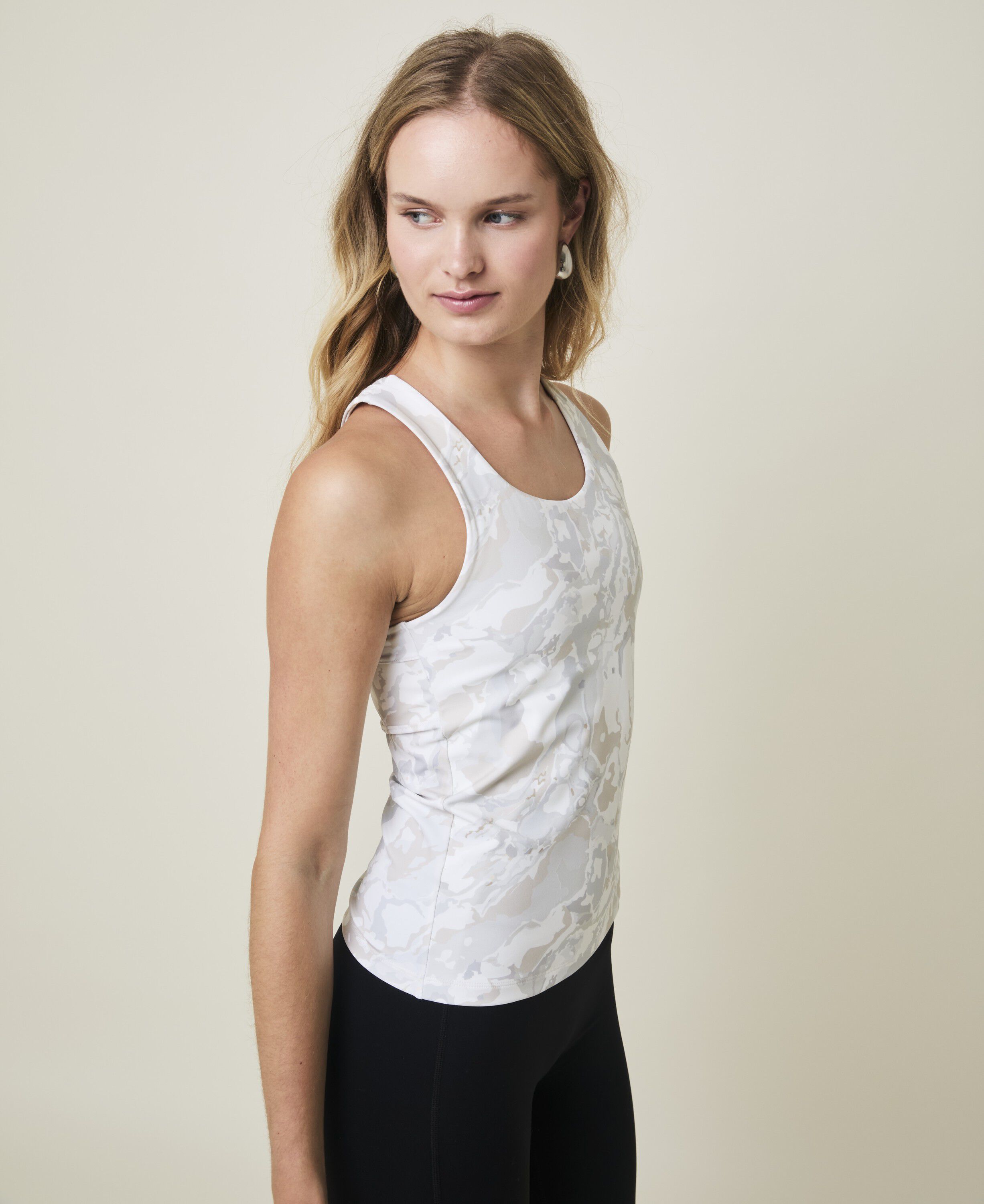 Ace Sports Top - Marble Print