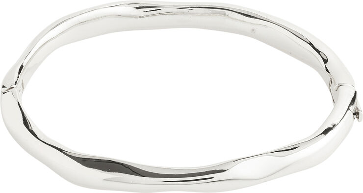 LIGHT recycled bangle silver-plated