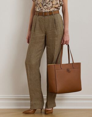 PEBBLED LEATHER-CMRYN LG TT-TTE-LRG