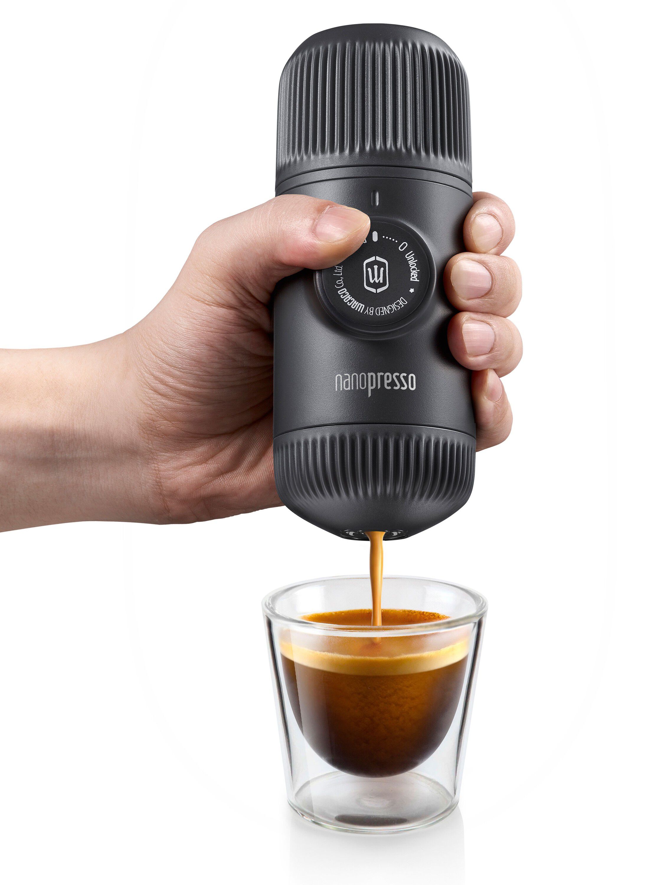 Wacaco Nanopresso Espresso Coffee Maker, Grey