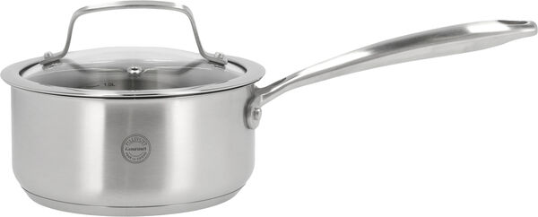 Kastrull med glaslock Roya 1,5 liter 16 cm Rostfritt stål