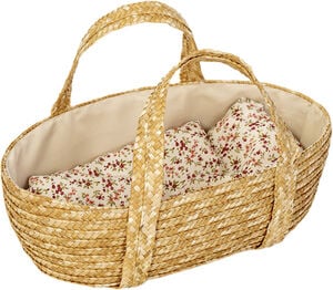 Moseskurv 35cm m sengetøj
