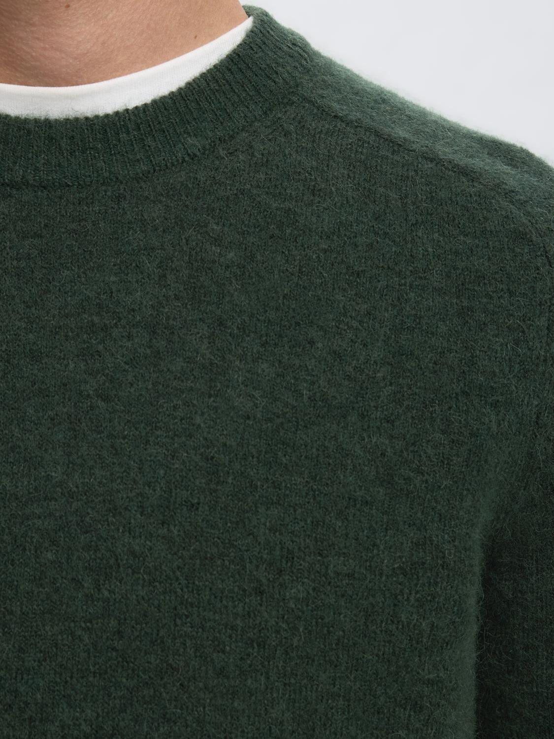 Slhrai Ls Knit Crew Neck Noos
