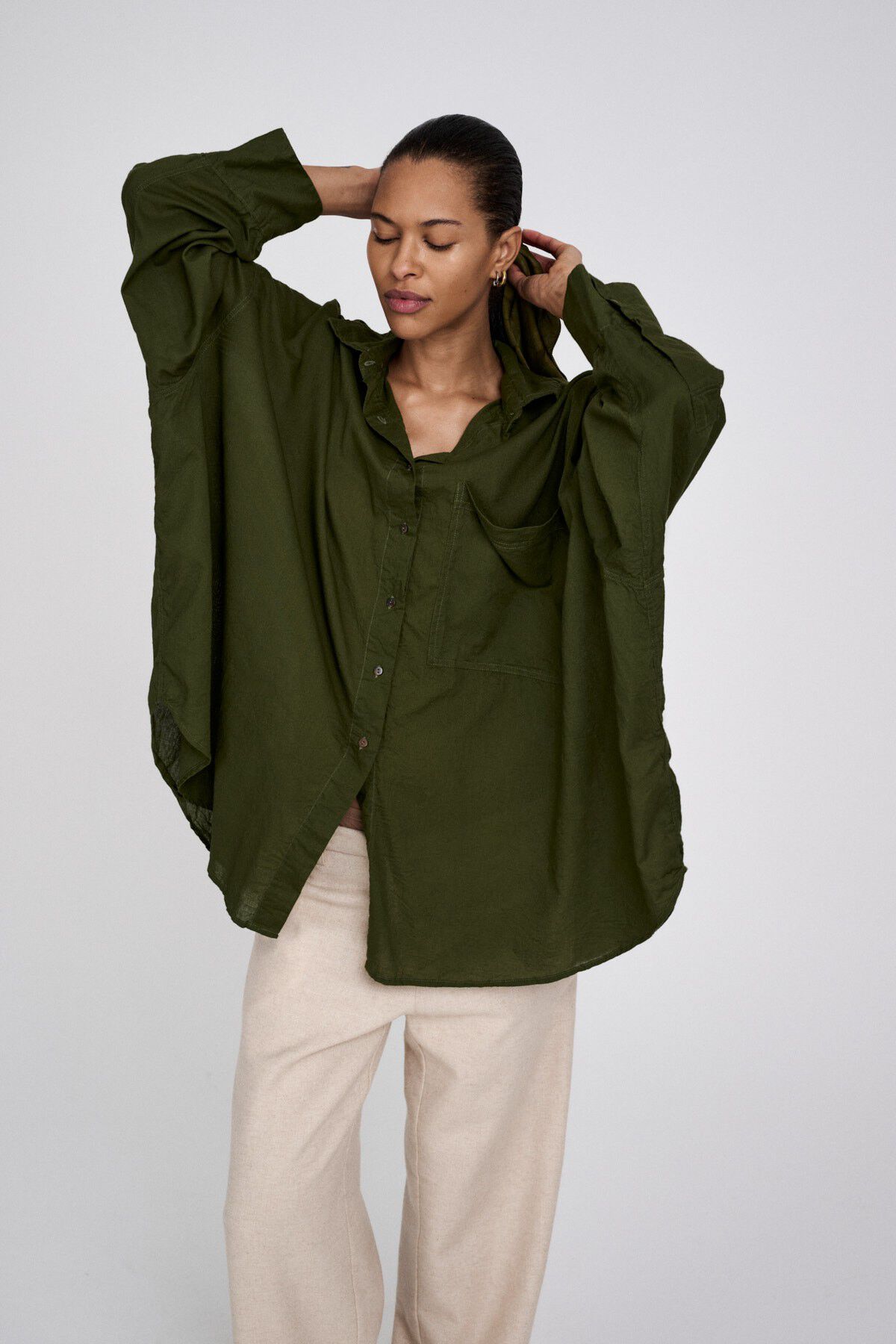 Cotton oversized shirt - Noah