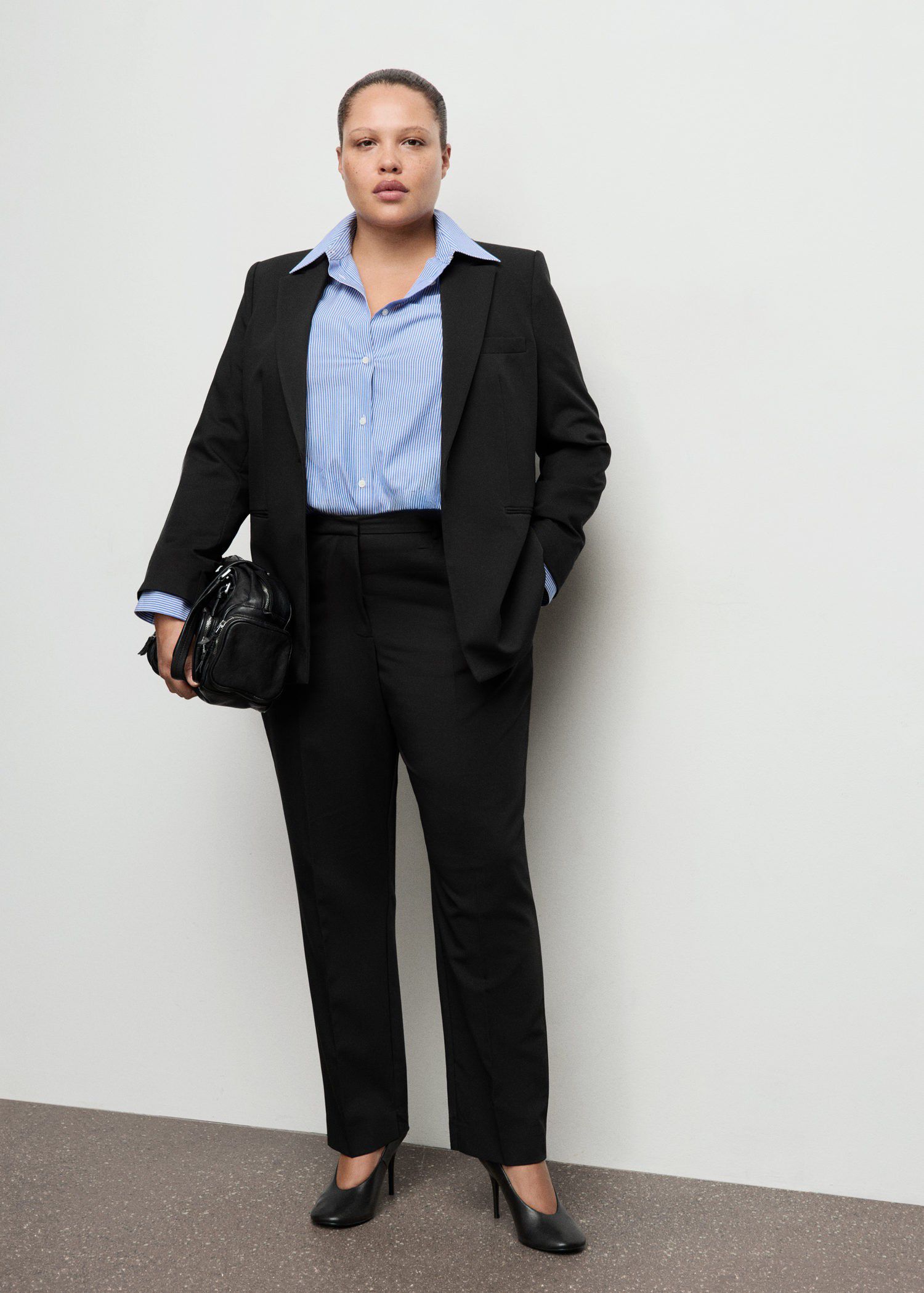 Straight suit trousers