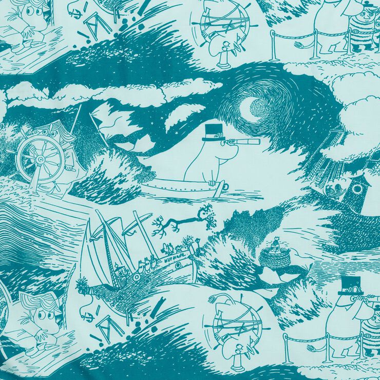 Moomin bedset 140x200 NO Sailing GOTS