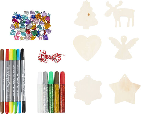 DIY Kit Julepynt, Farvelægning