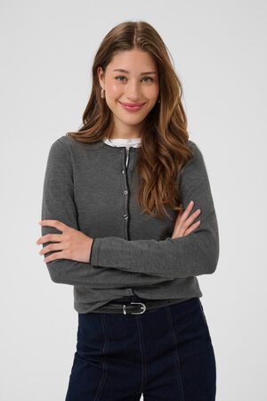 MilaSZ Contrast Stripe Cardigan