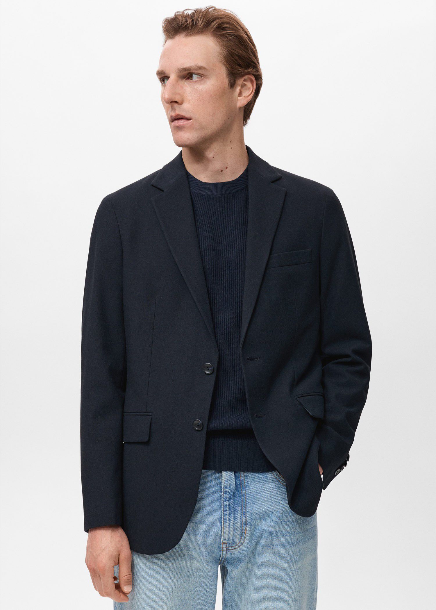 Verner slim-fit cotton jacket
