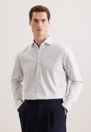 Business shirt Regular 1/1 Kent-Collar Stripes