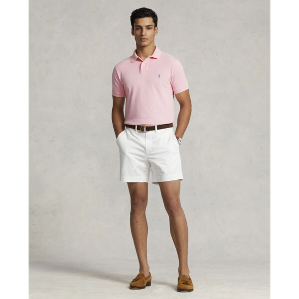 Custom Slim Fit Mesh Polo Shirt