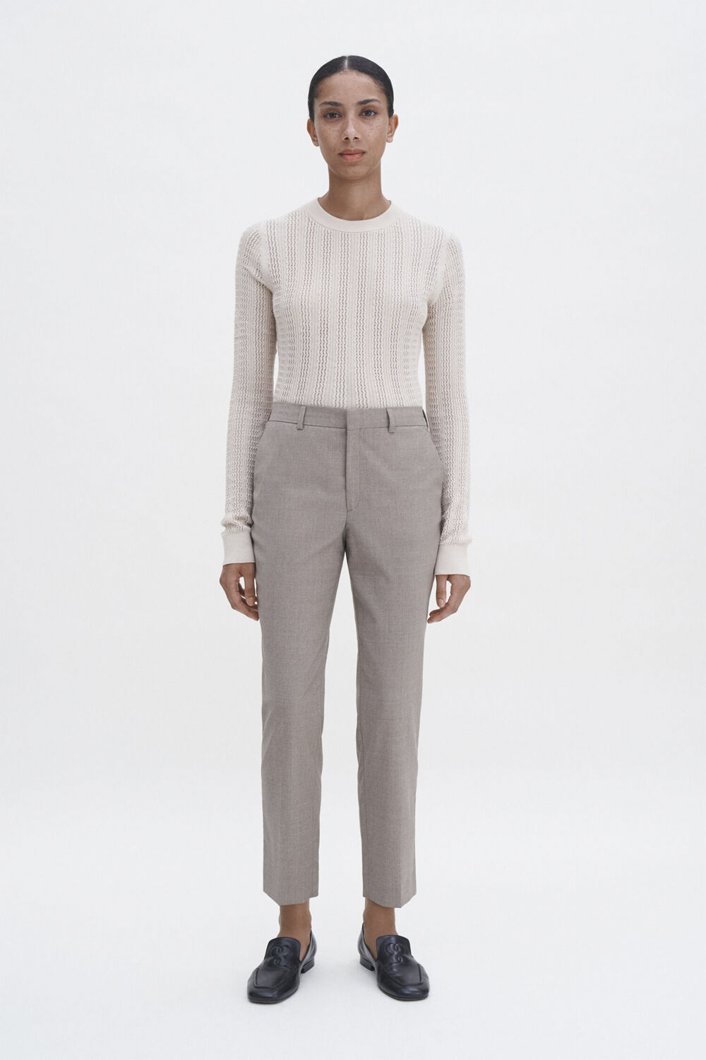 Emma Cropped Cool Wool Trouser