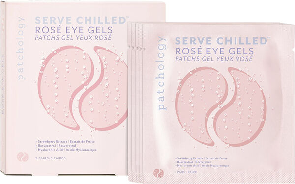 SERVED CHILLED ROSÉ EYE GELS