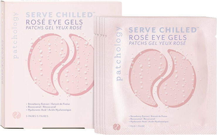 SERVED CHILLED ROSÉ EYE GELS