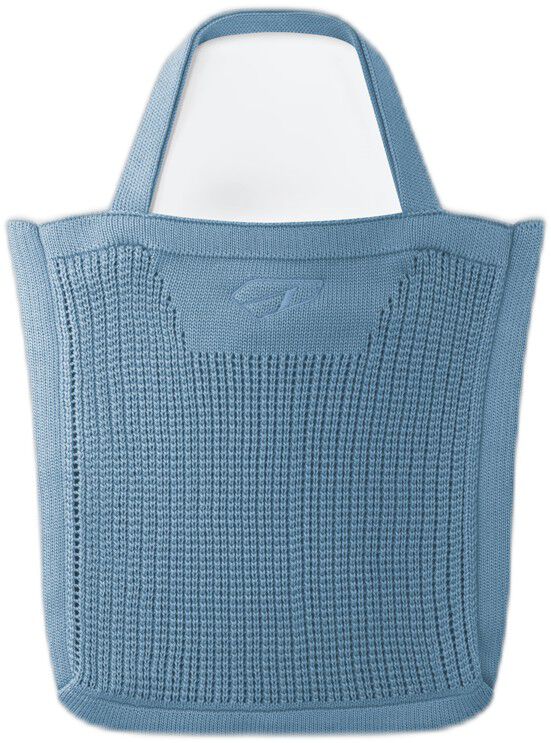 ARKK Crochet Tote Bag Ice Grey