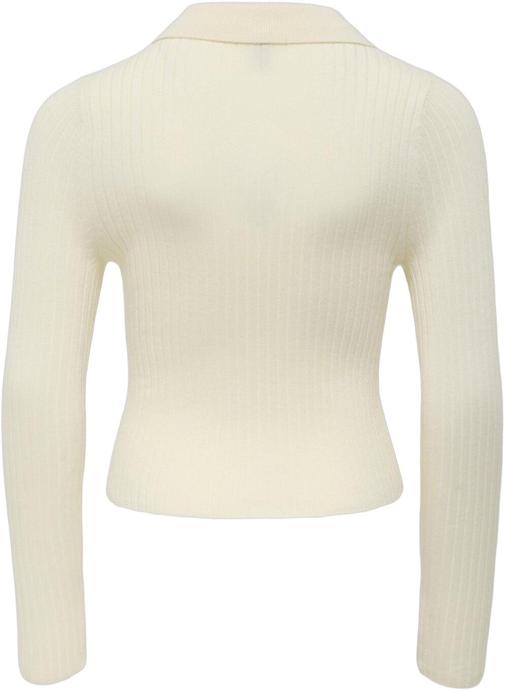 KOGMILA LS RIB BUTTON POLO NECK CP