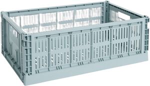 HAY Colour Crate-Large-Dusty blue