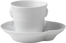 White Elements kopp och fat 10 cl