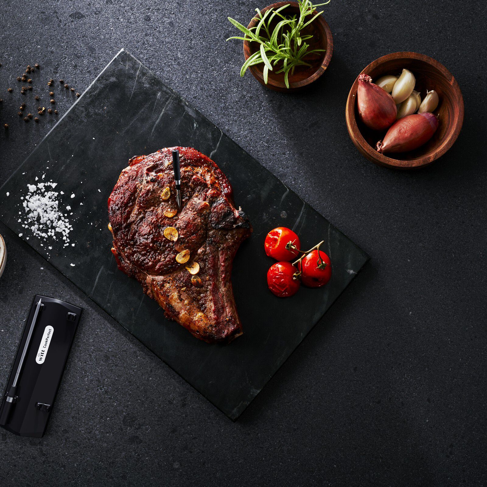 Witt CookPerfect Wireless Dual Frying thermometer Black