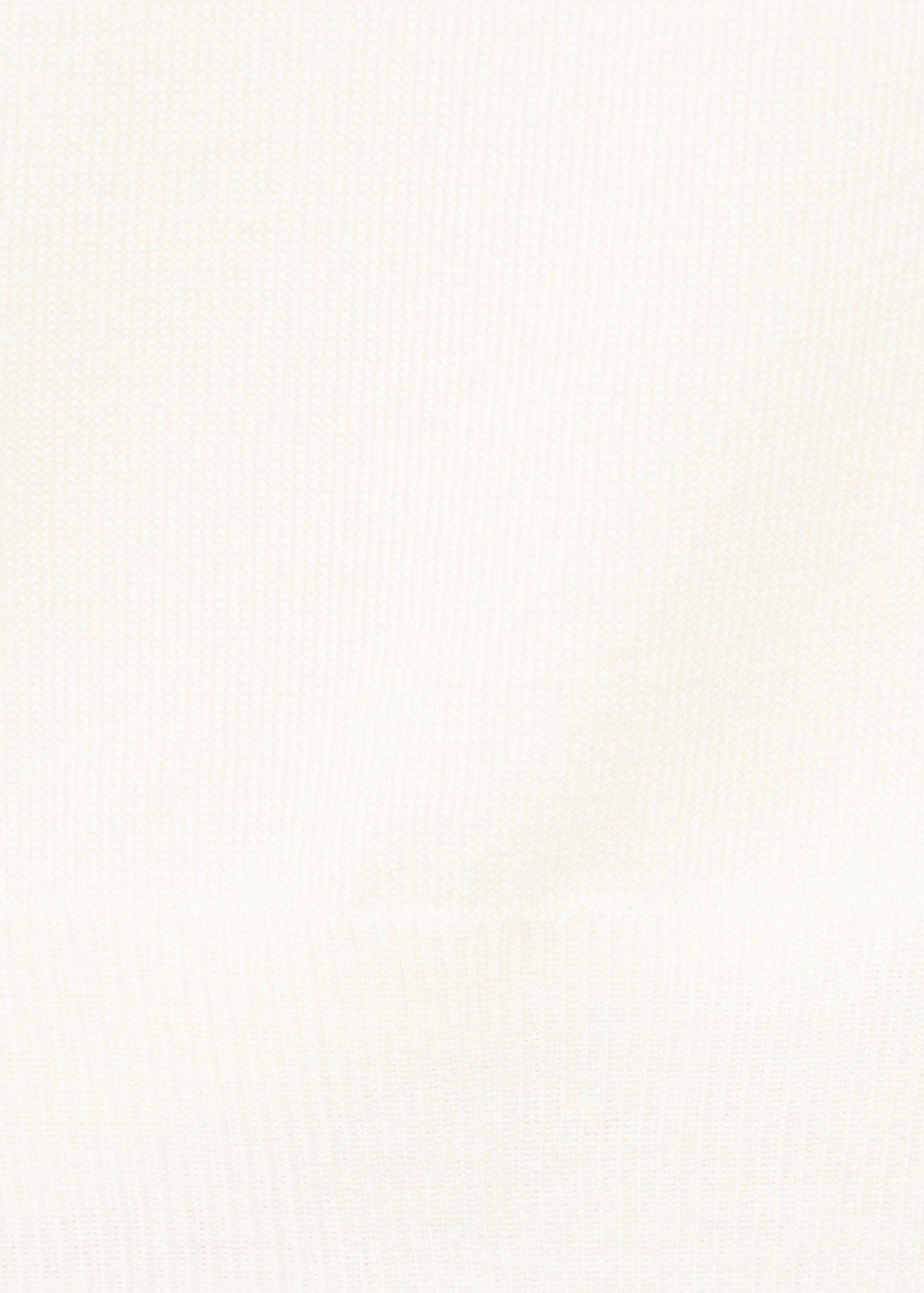 Short-sleeved sweater with contrast