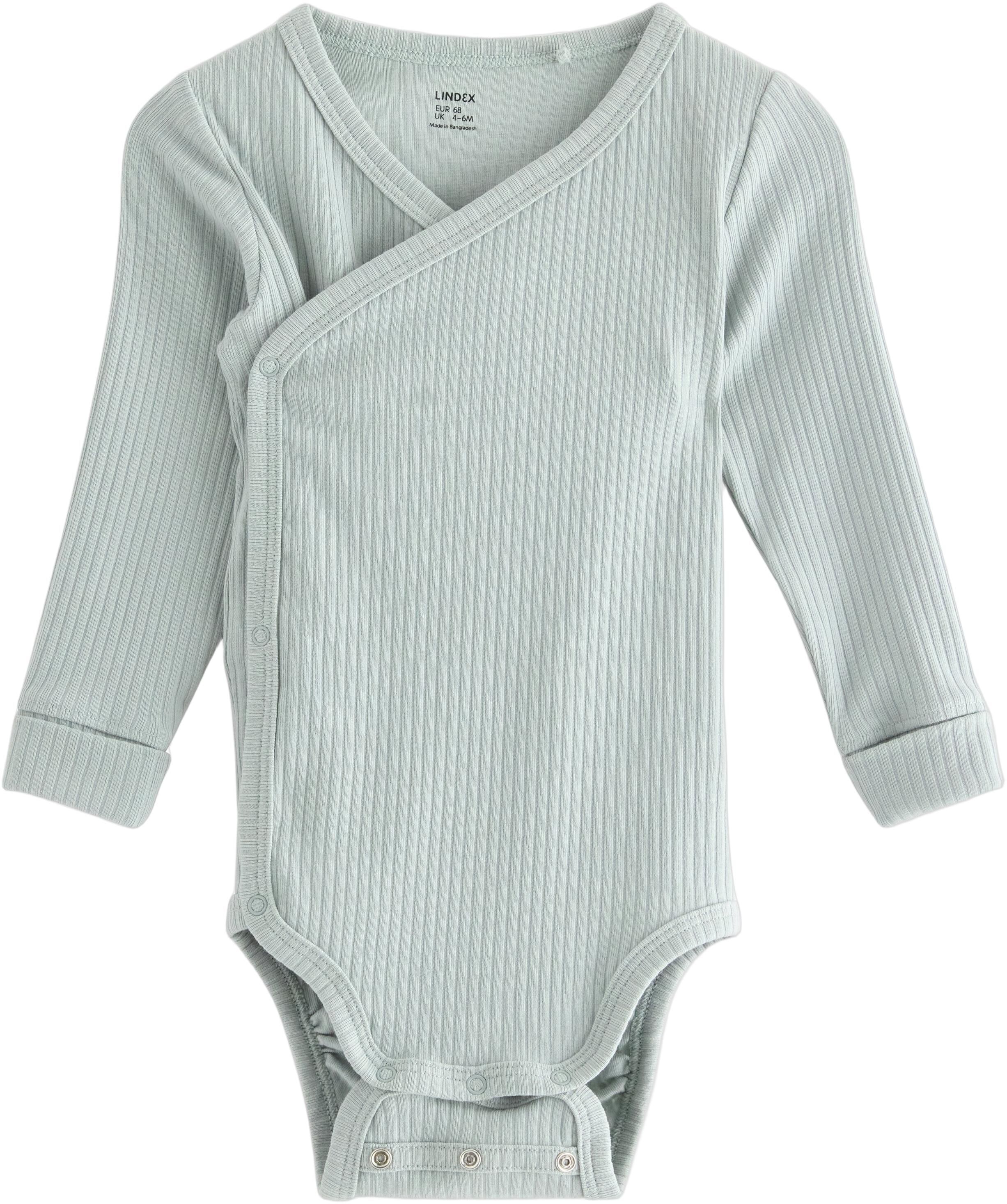 L&aring;ng&auml;rmad omlottbody i mjuk, ribb