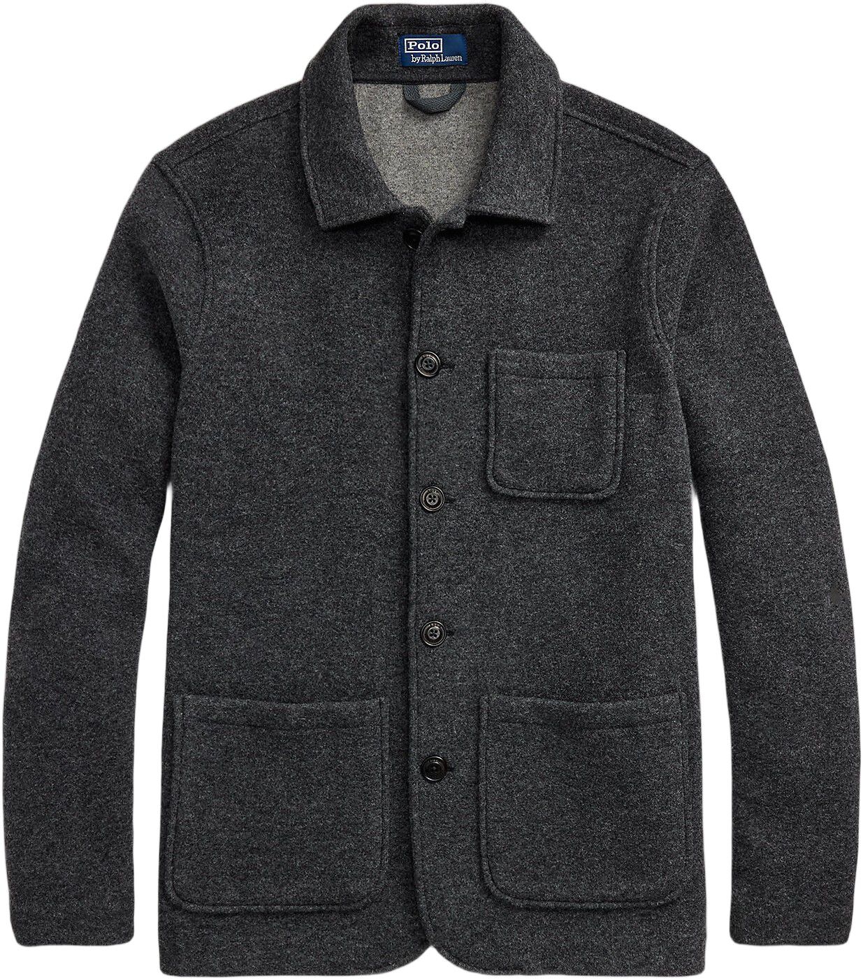 Brushed Double-Knit Utility Jacket