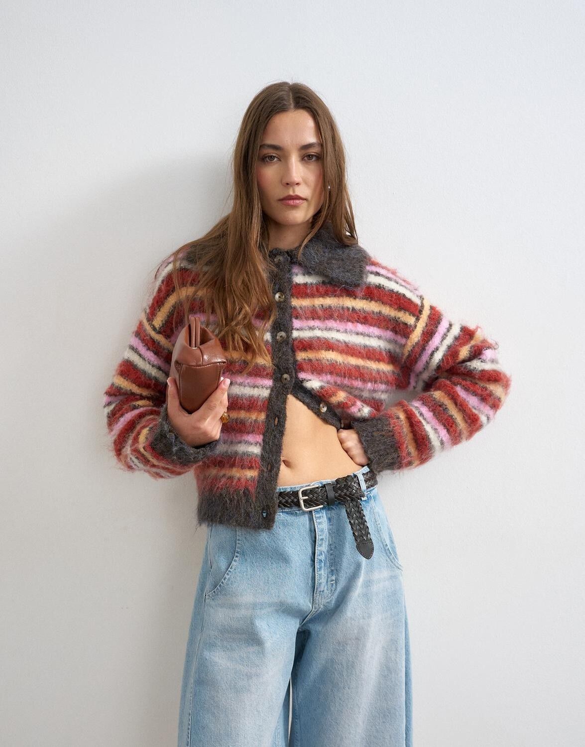 Tstine Ls Cardigan Knt