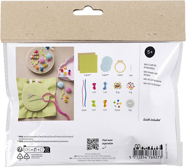 Mini DIY Kit Broderi, Fantasi