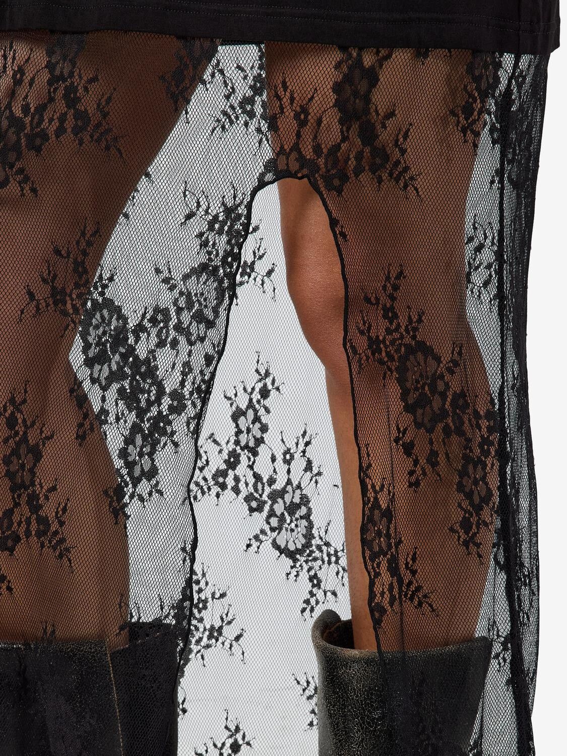 Nmtika L/S Lace Insert Long Dres Tnt/17