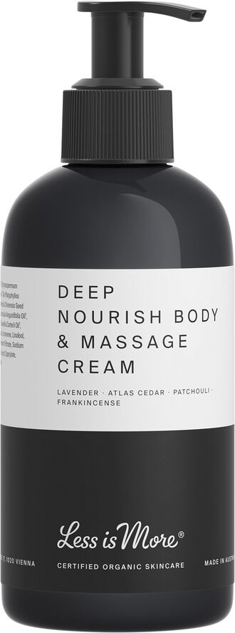 Organic Deep Nourish Body & Massage Cream lavender