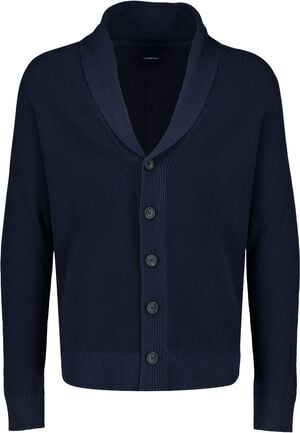 Recycled shawl collar cardigan