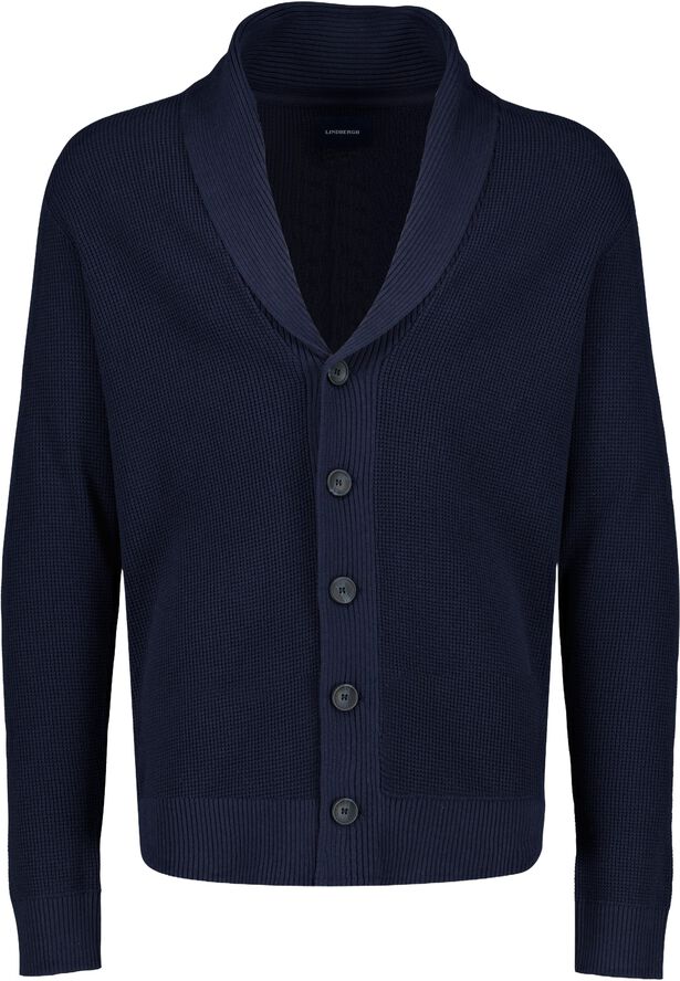 Recycled shawl collar cardigan