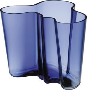 Aalto vase 16 cm ultramarineblå