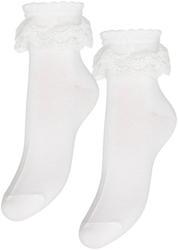 PCJOLINE LACE SOCK 2 PACK NOOS