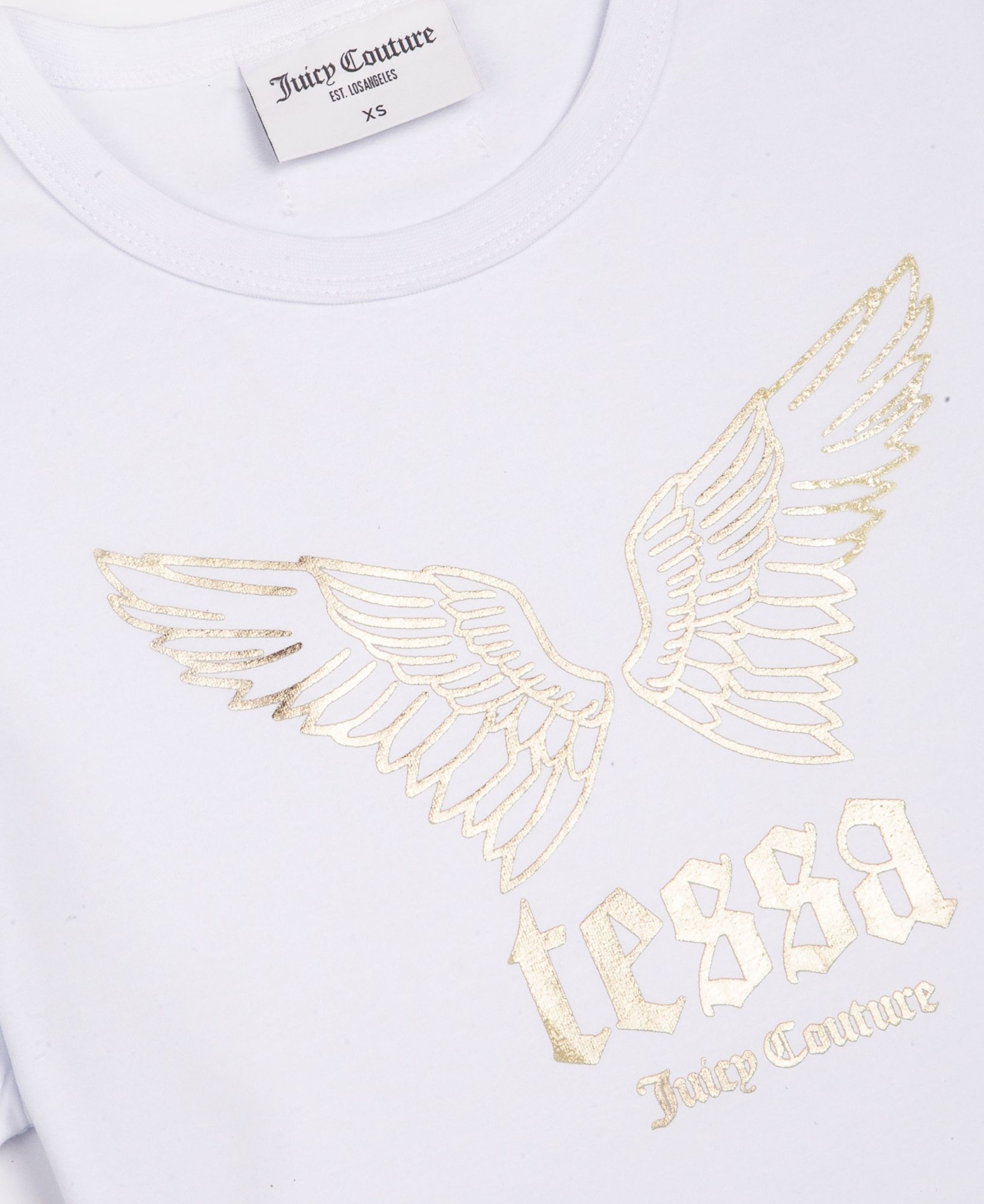 Tessa x Juicy - baby tee m. guld vinger
