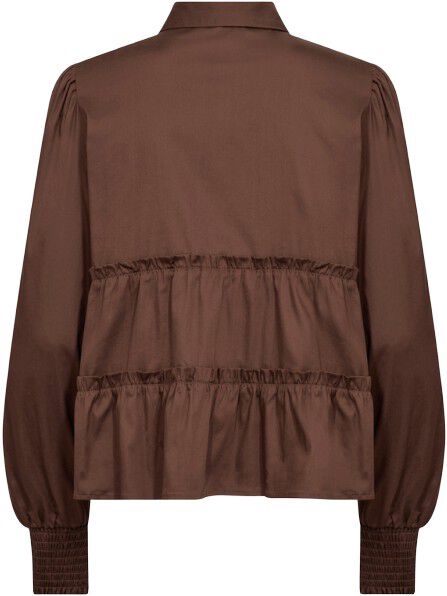 LR-ISLA SOLID 95 Skjorte Brun