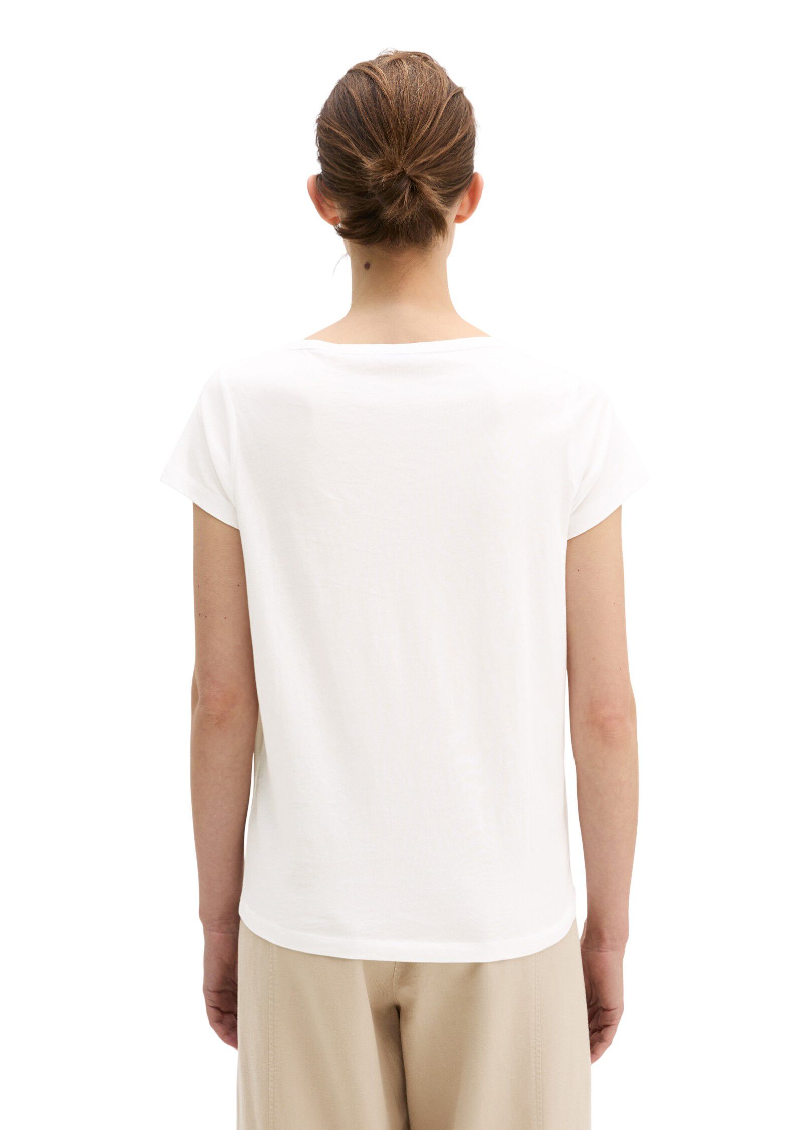 T-shirt, short sleeve, boat neck, p