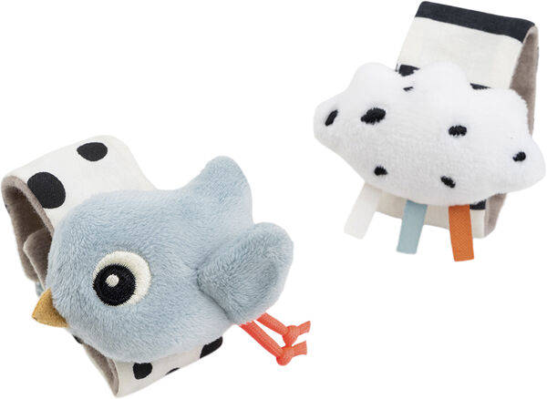 Håndledsranglesæt 2 stk. Happy clouds Blå