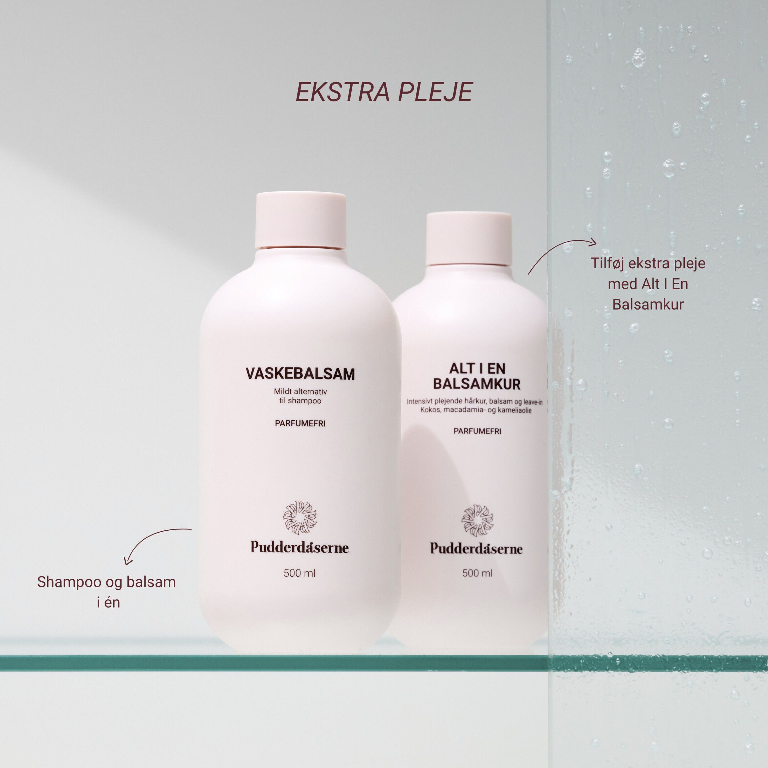 Pudderd&aring;serne Alt i en balsamkur