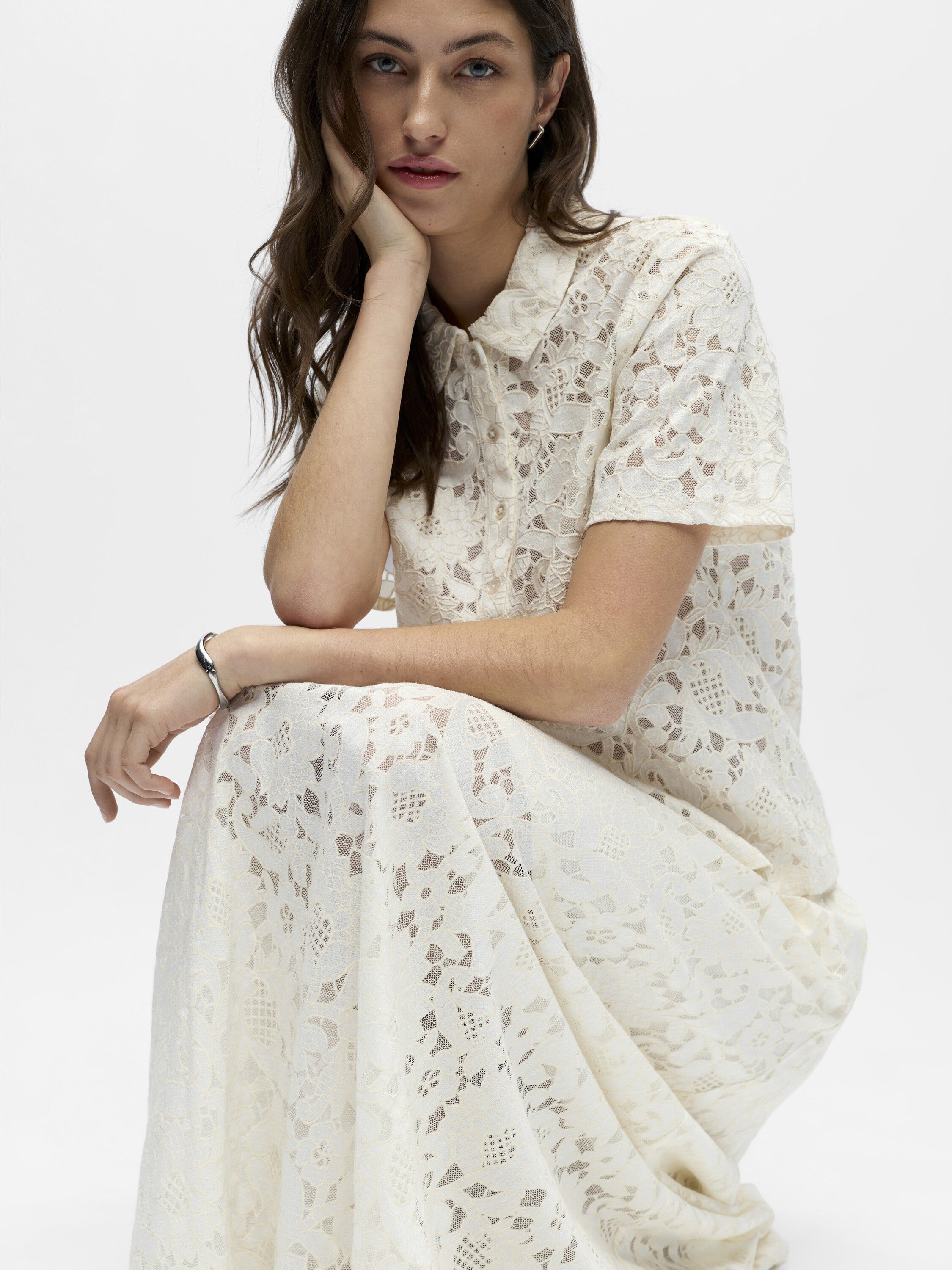 Objbianca S/S Lo Polo Top Noos