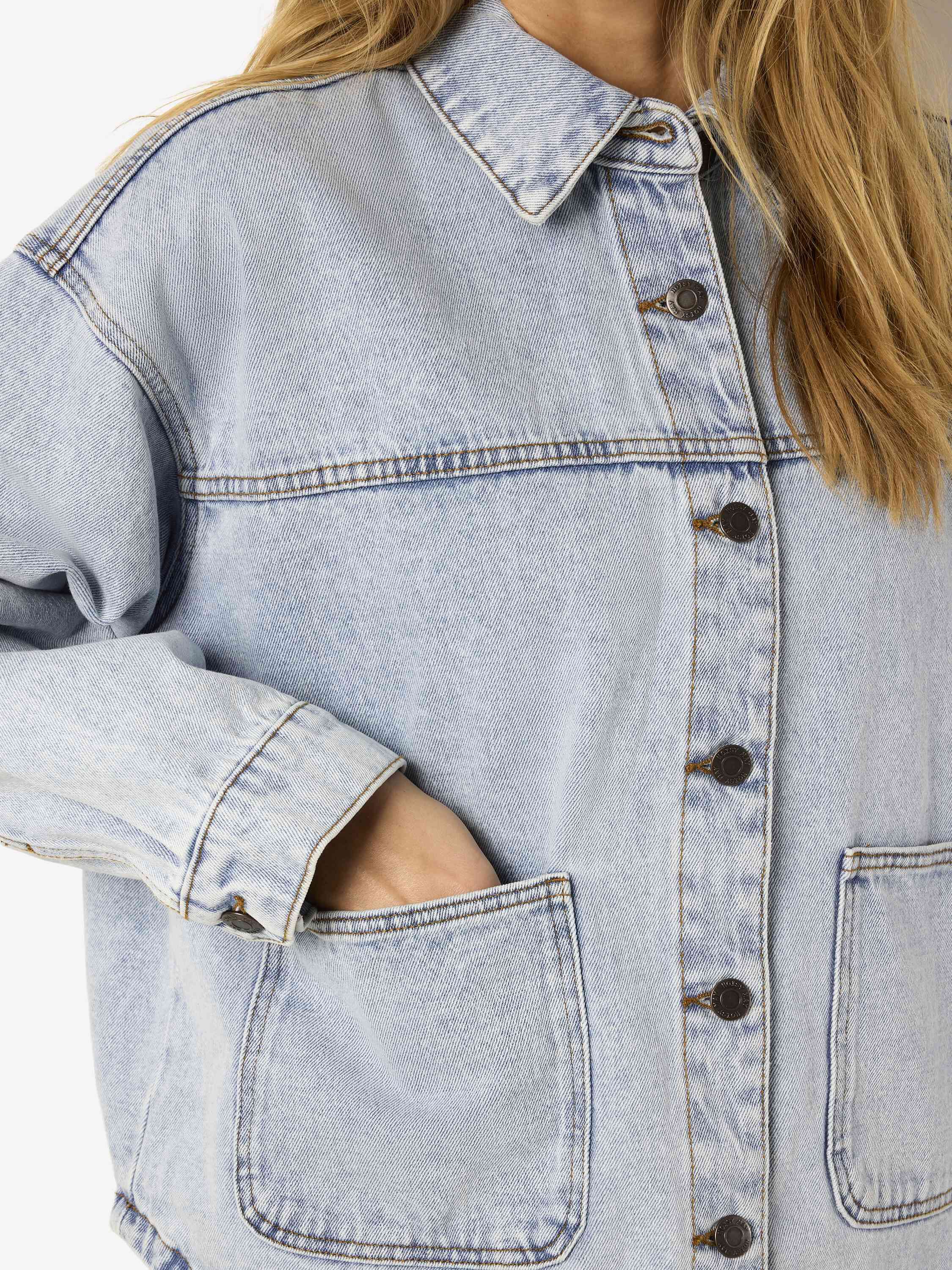 Nmkettie L/S Reg Dnm Jcket Noos Vi558Lb