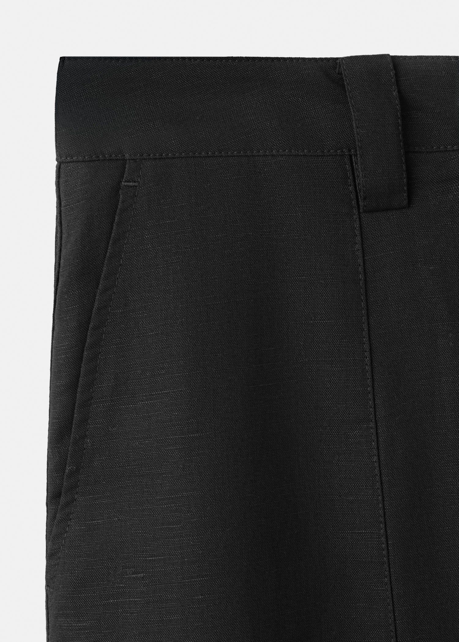 Linen balloon trousers