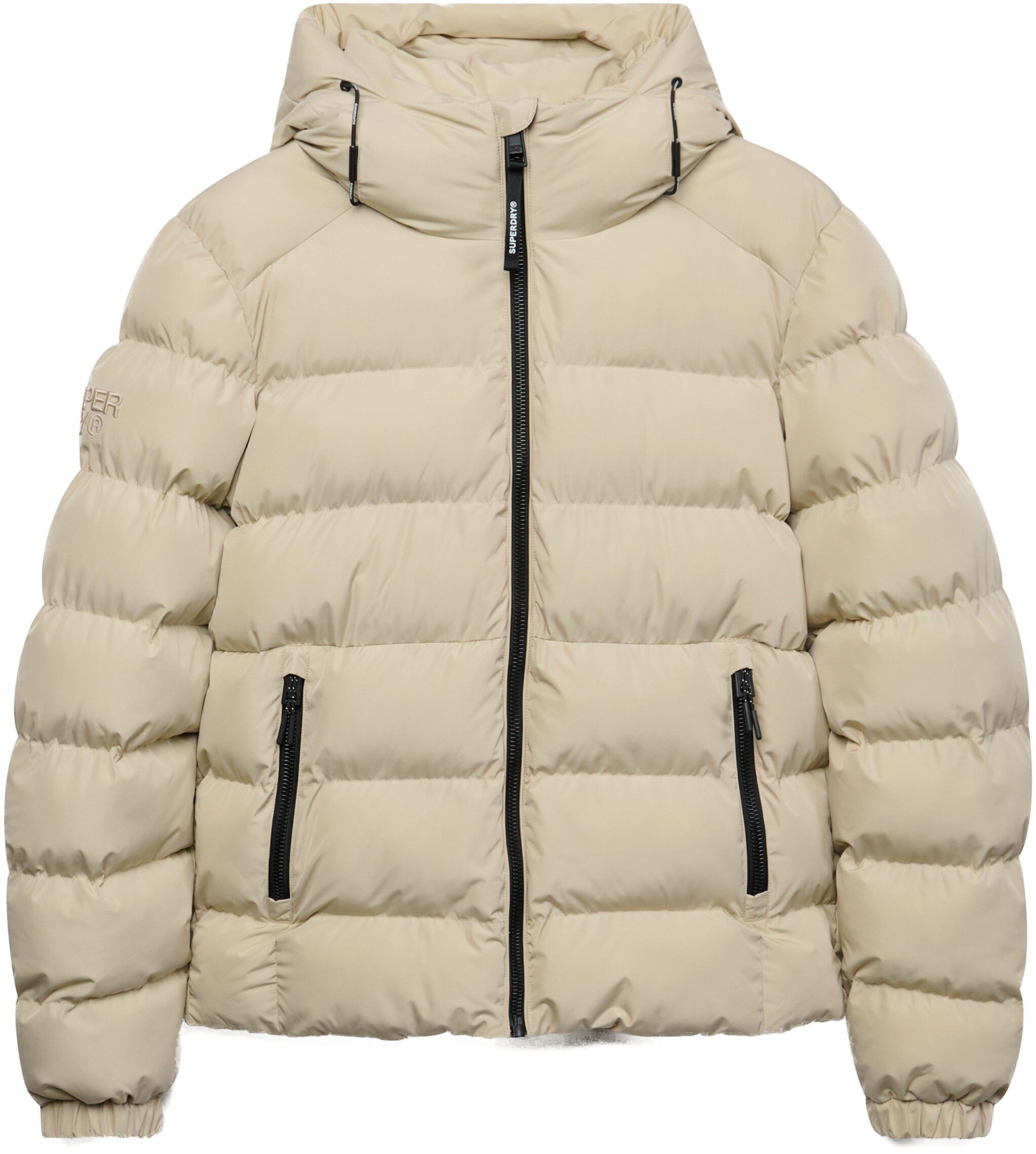 HOODED SPORTS PUFFER JACKET