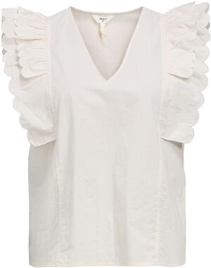 OBJHOPE PAPAYA NOUR S/S TOP E DIV