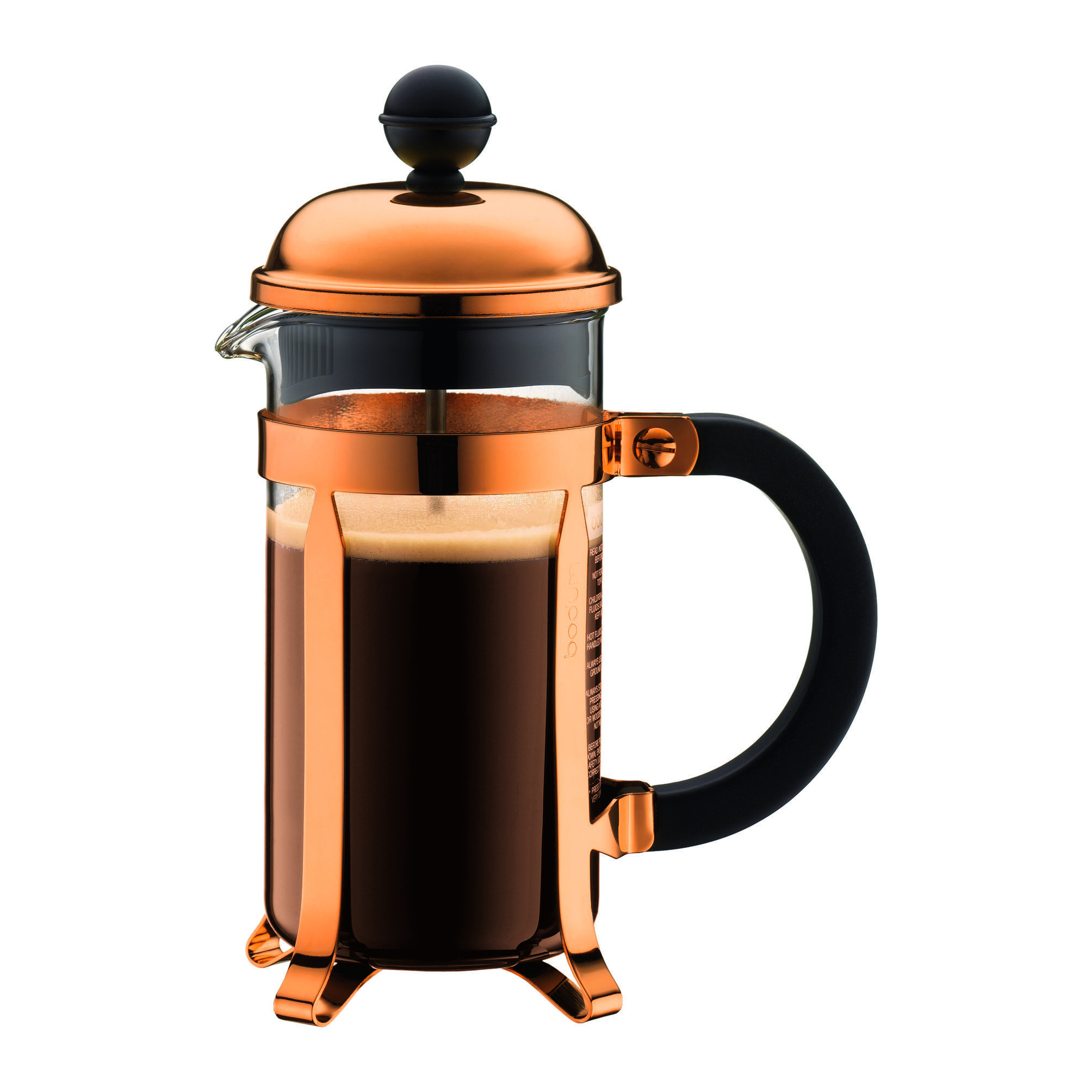 French Press kaffebryggare, 8 koppar, 1,0 l, 34 oz, rostfritt st&aring;l