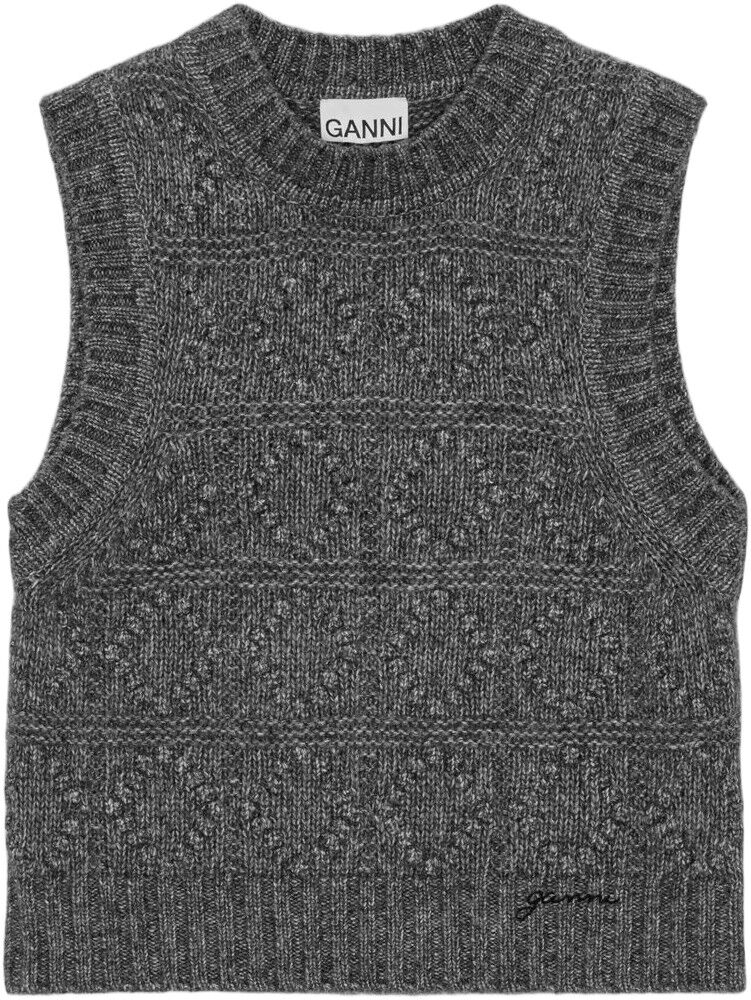 Wool Cotton Bubble Vest