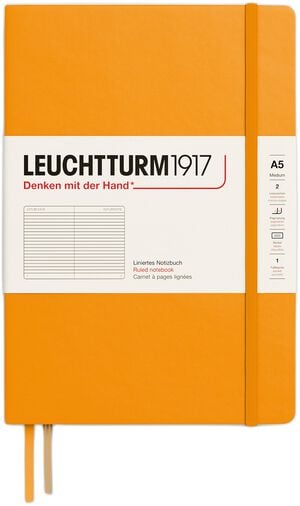 LT1917 notesbog HC L 249s A5/Medium Rising Sun 363388
