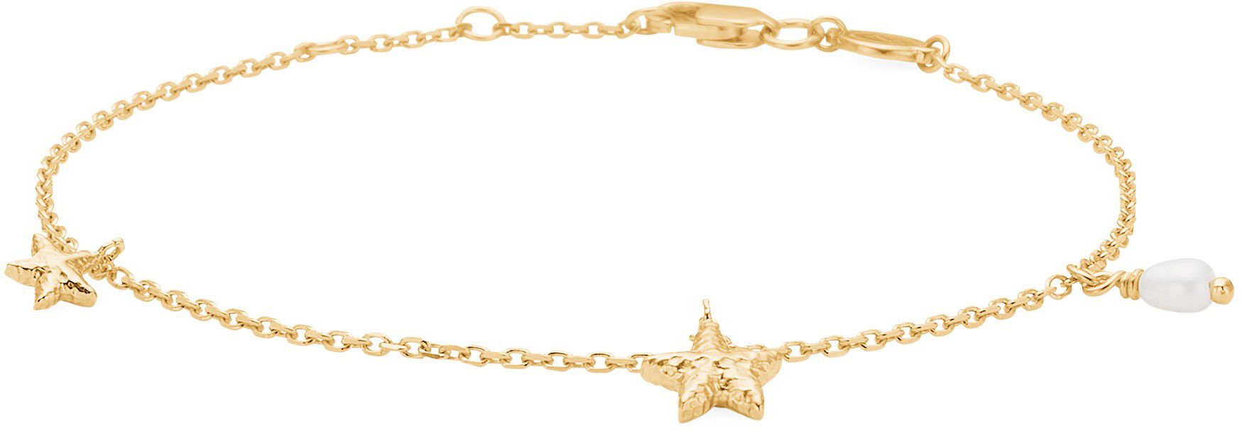 Starfish Lustre Armb&aring;nd - Forgyldt