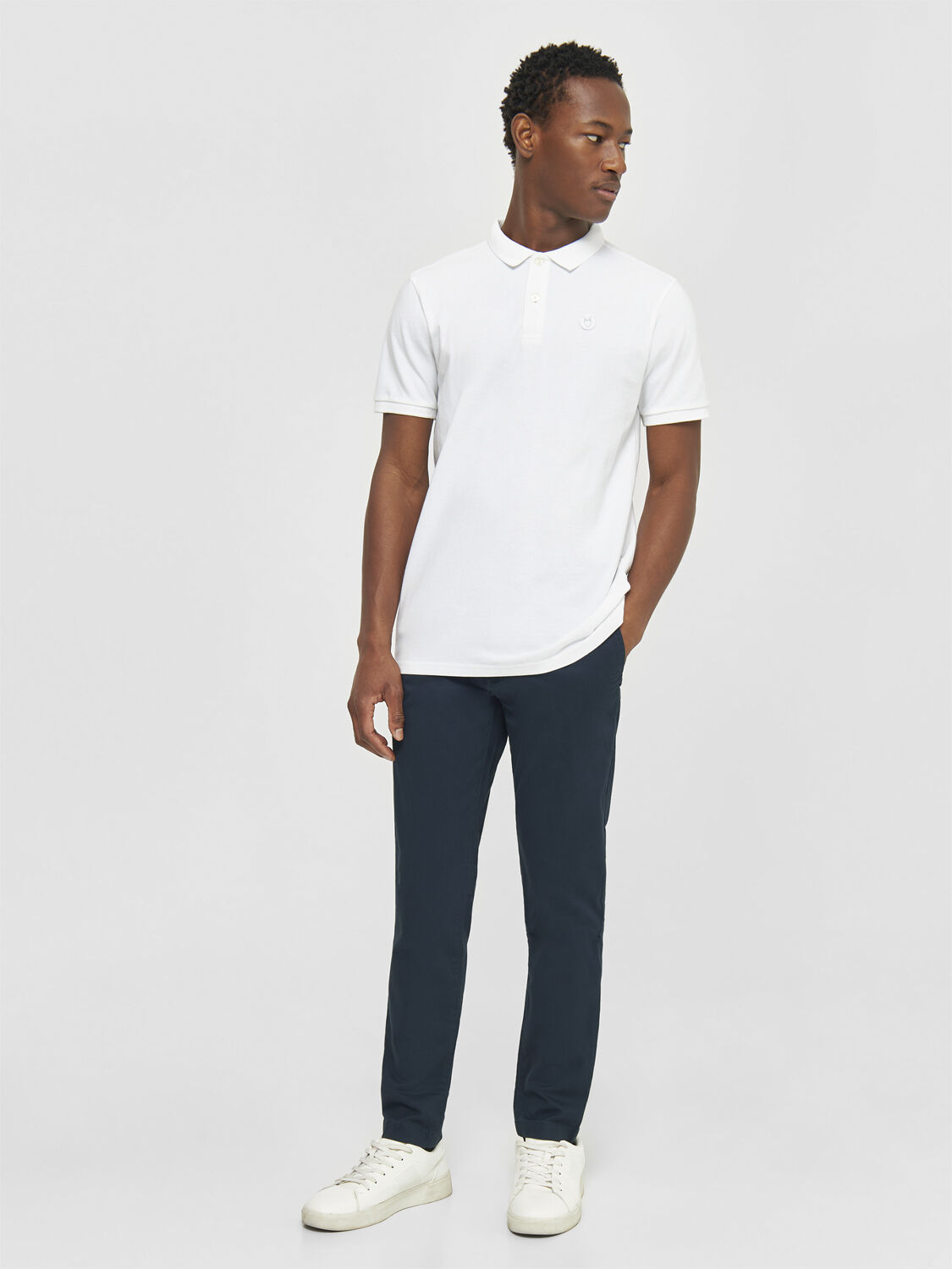 LUCA slim twill chino pants - GOTS/Vegan